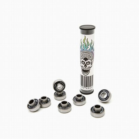 Load image into Gallery viewer, New White Wave Hellion Skate Bearings ABEC 9 Set of 8
