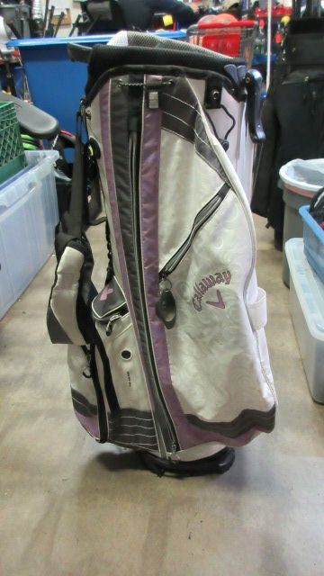 Load image into Gallery viewer, Used Callaway Solaire Golf Stand Bag w Carry Strap - stains and tear in bag
