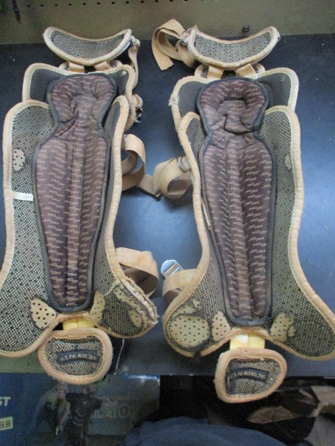 Load image into Gallery viewer, Used Rawlings Catchers Shin Guards - Size Youth
