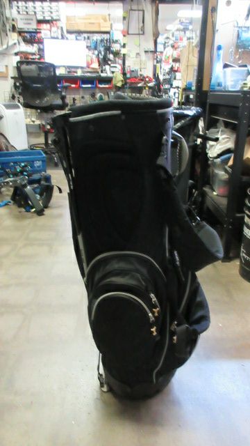 Load image into Gallery viewer, Used Burton Golf Stand Bag w/ Carry Strap - torn rain cover, missing zipper
