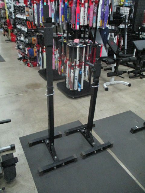 Used Free Standing 2 Piece Adjustable Squat Rack