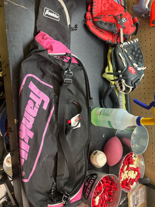 USED PINK FRANKLIN BASEBALL BAG