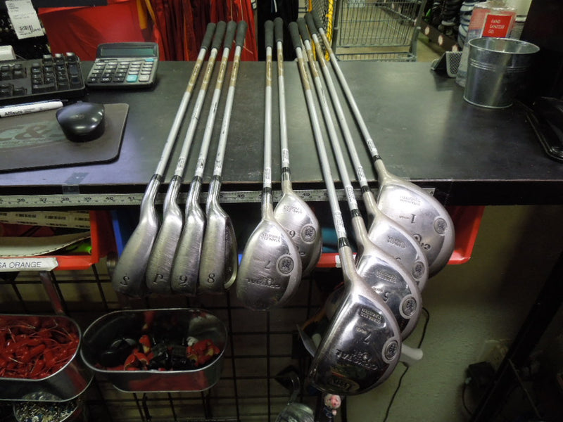 Load image into Gallery viewer, Used Lynx Crystal Cat 10pc Right Hand Ladies Golf Club Set
