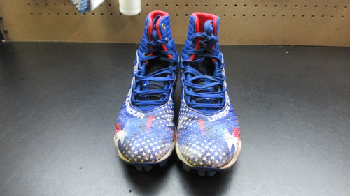 Used Under Armour Highlight RM 2.0 Usa Football Cleats - Size Youth 6