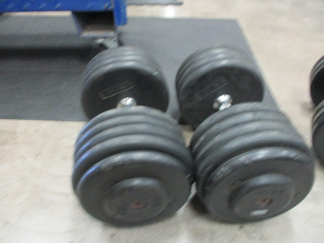 Load image into Gallery viewer, Used York 100 LB Rubber Dumbbell - PAIR
