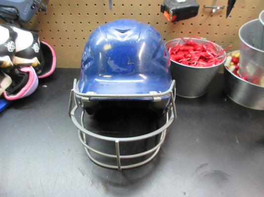 Used All-Star System Seven Batting Helmet W/ Faceguard - 6 1/2 - 7  3/4