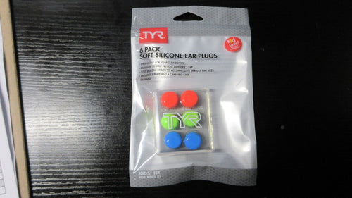 New TYR Youth Silicone Ear Plugs - Multi 6 Pack