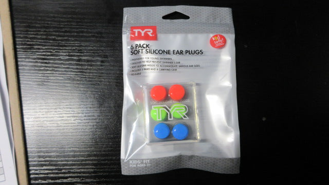 Load image into Gallery viewer, New TYR Youth Silicone Ear Plugs - Multi 6 Pack
