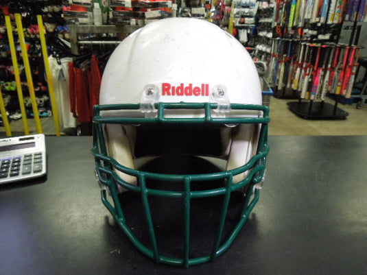 Used Riddell Speed White Youth Large Football Helmet (Initial Season 2016)
