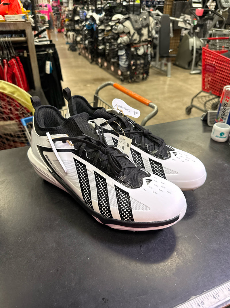 Load image into Gallery viewer, Like New Adidas Adizero Impact 3.0 Racing Team Metal Cleats Size 15
