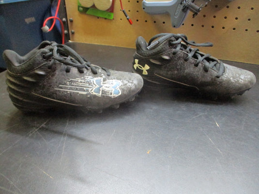 Used Under Armour Blur Smoke Football Cleats - Size Youth 1.5