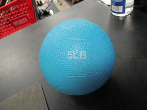 Used Blue 5 LB Medicine Ball