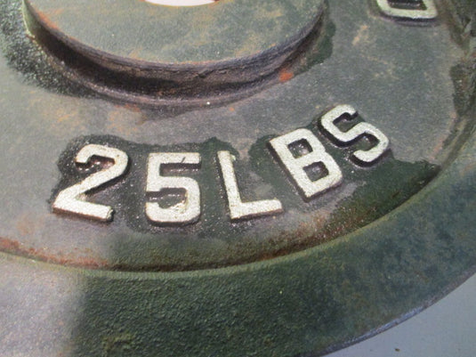 Used 25LB Olympic Weight Plate