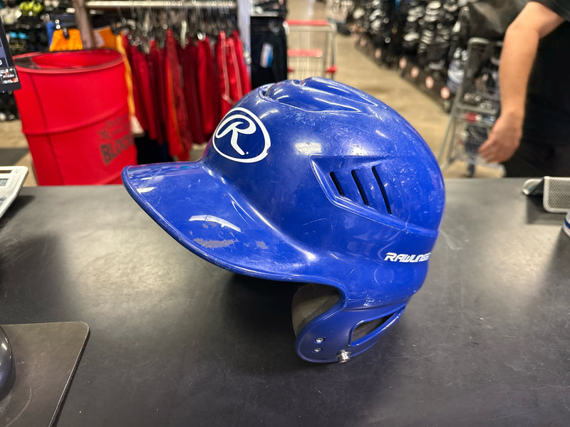 Load image into Gallery viewer, Used Rawlings Batting Helmet in Blue Size 6 1/4 - 6 7/8
