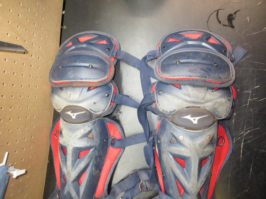 Used Mizuno Samurai Catcher's Shin Guards - Size Youth 14.5"