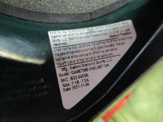 Load image into Gallery viewer, Used Easton Gametime II Size 7 1/8 - 7 3/4 Batting Helmet
