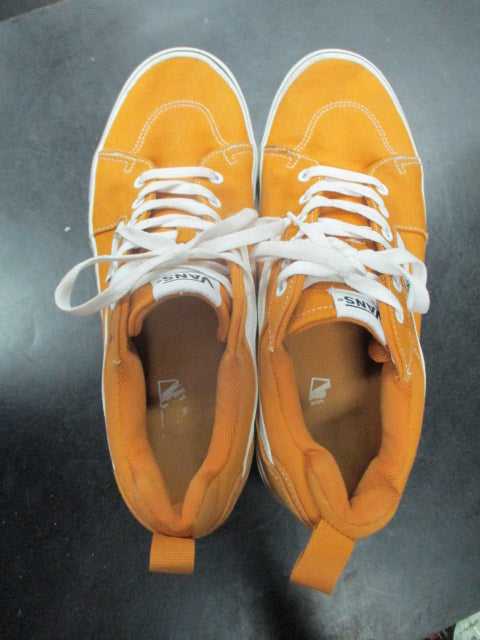 Load image into Gallery viewer, Used Vans Filmore Mid in Canvas Gold Size 11.5
