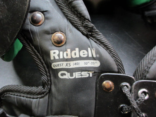 Used Riddell Quest Football Shoulder Pads - Size XS