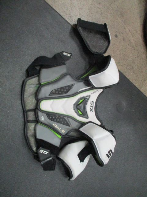 Used STX Cell III GEO Flex Lacrosse Shoulder Pads - Size Large