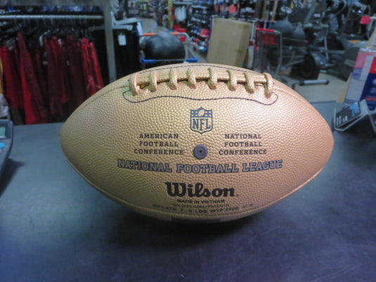 Used Wilson NFL The Duke Metallic Edition Official Sized Football