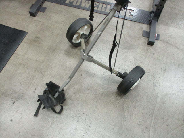 Load image into Gallery viewer, Used Grey Folding Golf Push Cart
