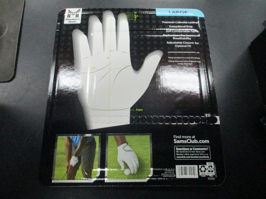 Member's Mark Premium Cabretta Leather Golf Gloves Pack Of 4 - LH Size Large