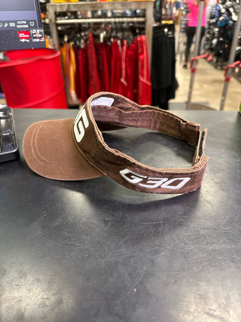 Load image into Gallery viewer, Used PING G30 Brown Golf Visor
