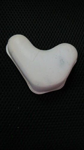 Schutt DNA Football Helmet Jaw Pads - White Youth ( 1-1/4