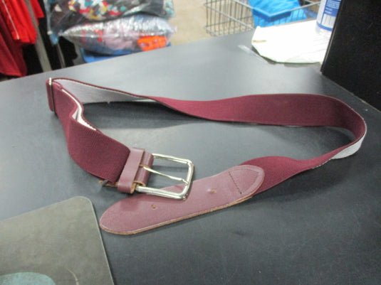 Used Champro Burgundy Adult Baseball Belt
