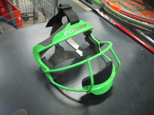 Used Champro Softball Fielders Mask in Green