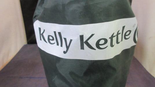 Used Kelly Kettle Aluminium Trekker 20 fl oz Camp Kettle w/ Bag - bag has holes