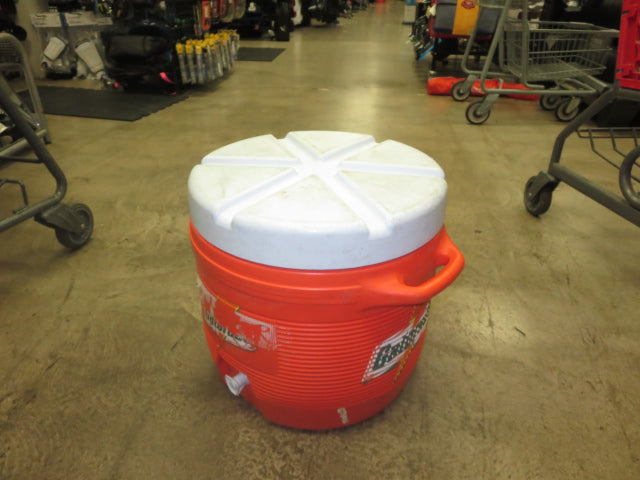 Load image into Gallery viewer, Vintage Gatorade Rubbermaid Orange Water Jug 7 Gallon Cooler With Spout
