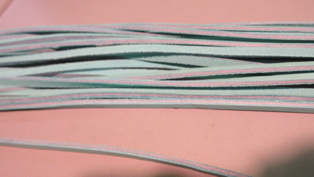 Load image into Gallery viewer, American Leather Mint Glove Lace 3/16 x 72&quot; (QTY 1 LACE)
