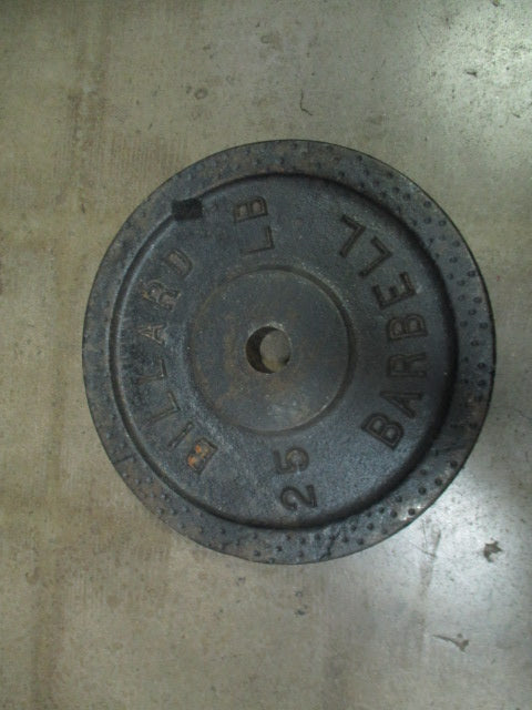 Used Billard 25LB Cast Iron Weight Plate