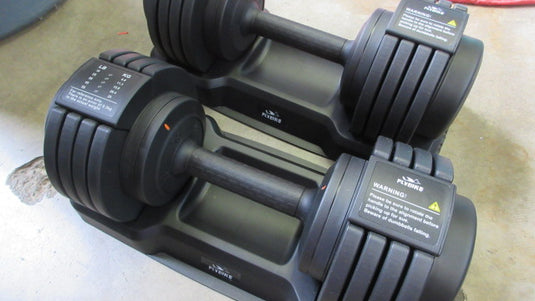 Used FLYBIRD 55Lbs Adjustable Dumbbell Pair - QTY 2