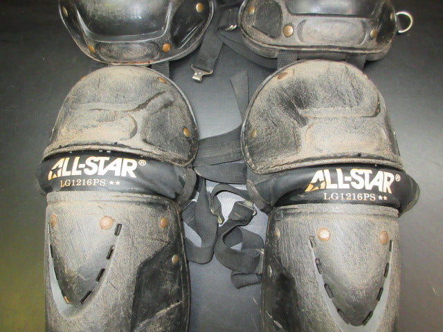 Load image into Gallery viewer, Used All-Star Top Star Catchers Shin Guards - Size 12-16

