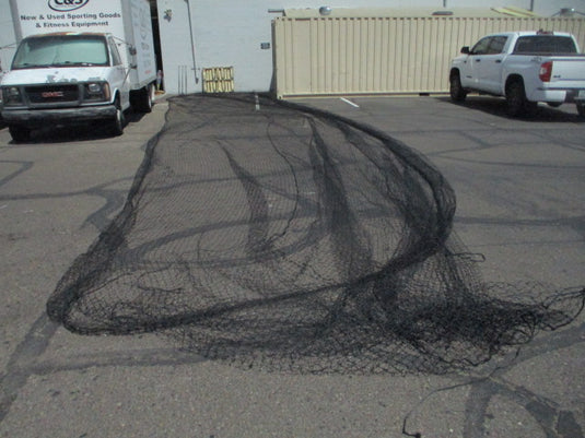 Used Jugs 55 ft Batting Cage Tunnel Net with Strike Zone Back Stop