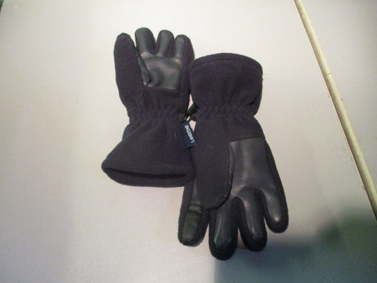 Used Lands End Youth Fleece Snow Gloves