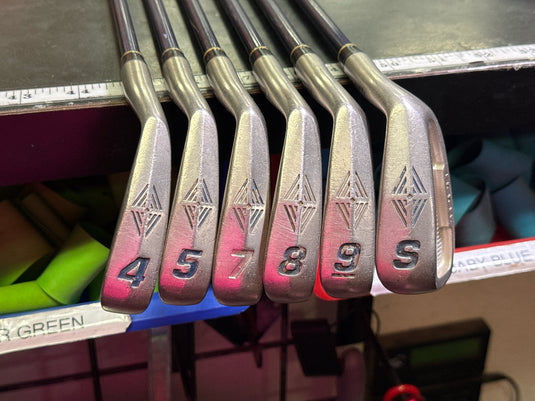 Used Top Flite Tour Diamond Ladies 6pc Right Hand Iron Set 4-9i no 6 and Sw