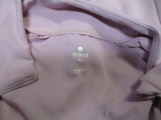 Used Apana Womens Yoga Jacket in Pink Size Large