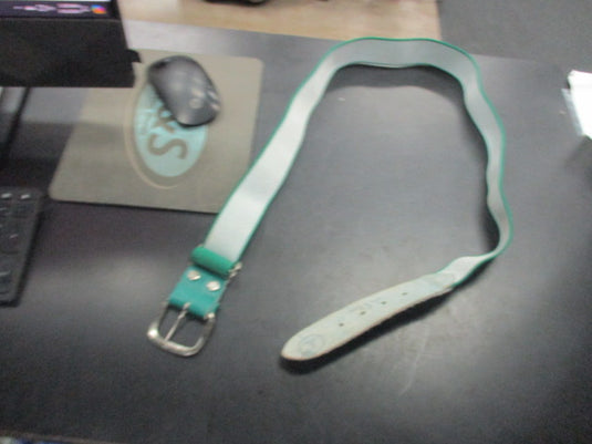 Used Adult Green Baseball Belt