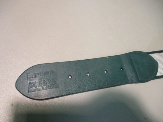 Used All Star Green Adult Baseball Belt