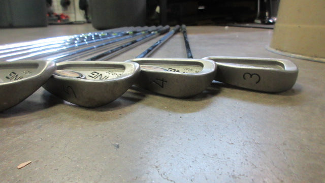 Load image into Gallery viewer, Used Ping i3 0-Size Blue Dot Complete Iron Set 3 - 9 + Pitch &amp; Sand Wedge
