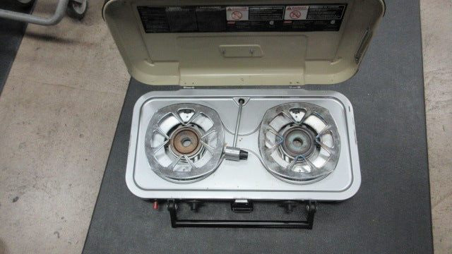 Load image into Gallery viewer, Used Coleman Hyperflame FyreKnight 2 Burner Camp Stove
