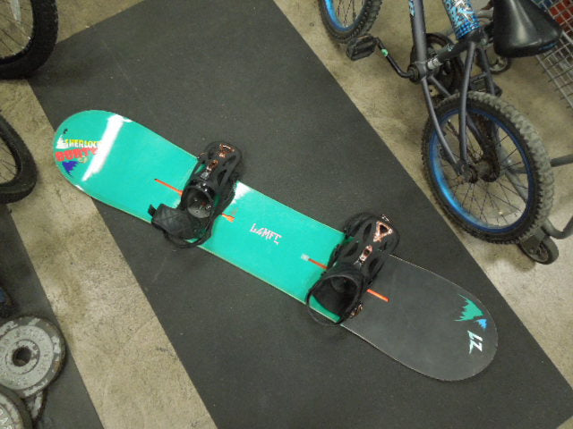 Load image into Gallery viewer, Used Burton Sherlock FlyingV 154cm Snowboard w/Matching Burton Mission Bindings

