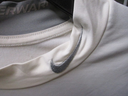 Used Nike Pro Combat White Longsleeve Shirt Adult Size XL