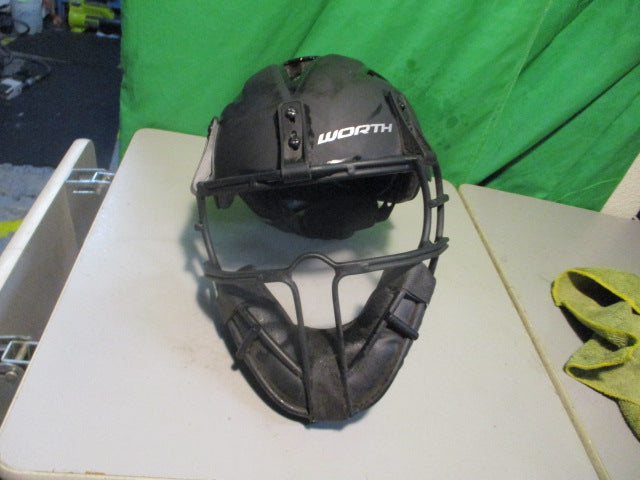 Load image into Gallery viewer, Used Worth Legit Slowpitch Softball Pitcher's Mask- Size 7-8
