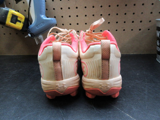 Used Under Armour Girls' Glyde RM Jr. Softball Cleats - Size Youth 3