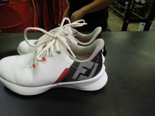 Used Footjoy Strato Lite Youth Golf Shoes Size 3