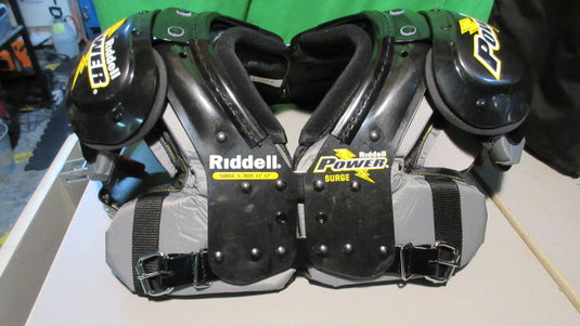 New Riddell Power Surge Youth Shoulder Pads W/ Back Plate-Size Small(11